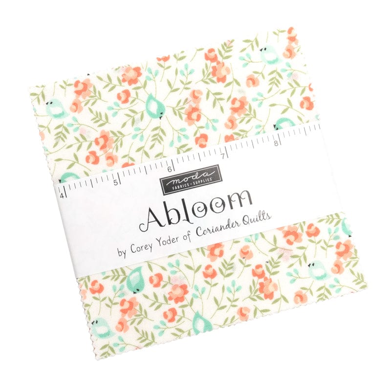 Moda Fabric Pre Cuts Moda Abloom Charm Pack 29210PP  - The Sewing Studio