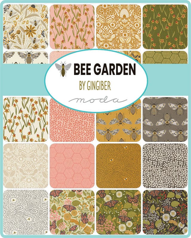 Moda Fabric Pre Cuts Moda Bee Garden Charm Pack 48410PP  - The Sewing Studio