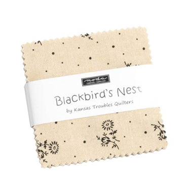 Moda Fabric Pre Cuts Moda Blackbirds Nest Mini Charm 9750MC  - The Sewing Studio for sale UK - The Sewing Studio