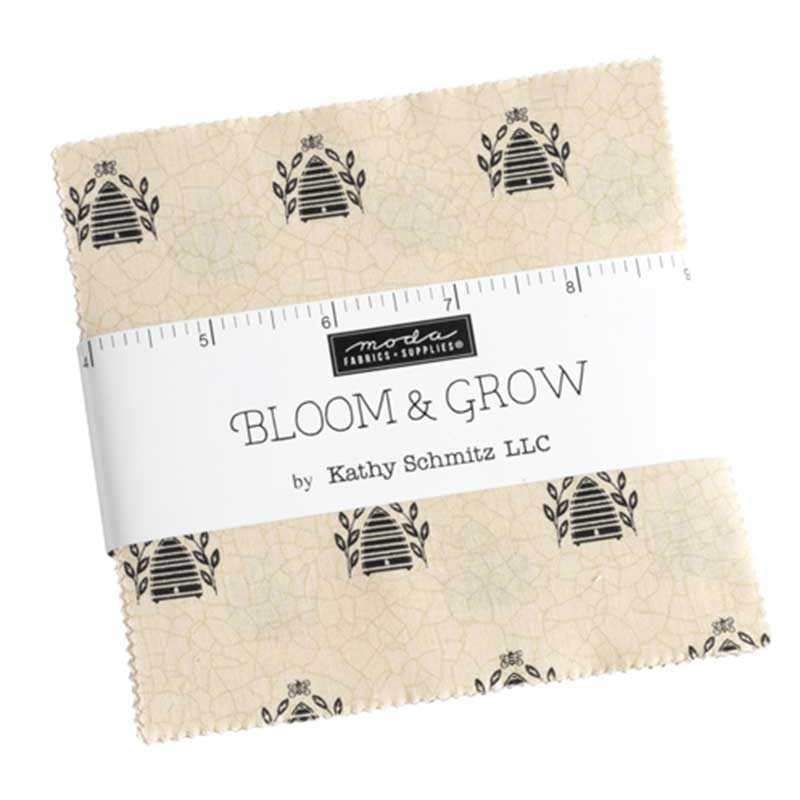 Moda Fabric Pre Cuts Moda Bloom And Grow Charm Pack 7050PP  - The Sewing Studio