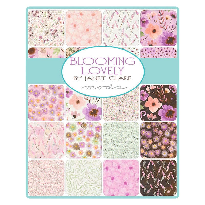 Moda Fabric Pre Cuts Moda Blooming Lovely Layer Cake 16970LC  - The Sewing Studio