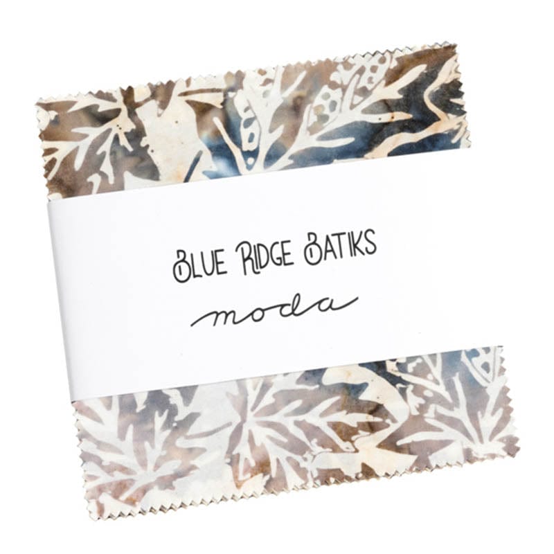 Moda Fabric Pre Cuts Moda Blue Ridge Batiks Charm Pack 4367PP  - The Sewing Studio