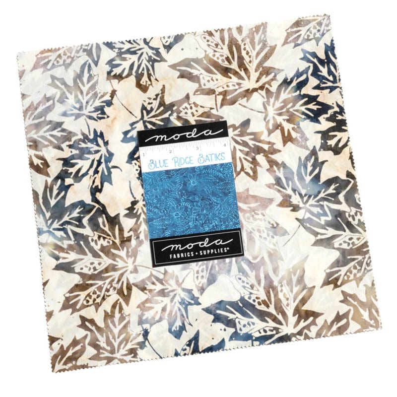 Moda Fabric Pre Cuts Moda Blue Ridge Batiks Layer Cake 4367LC  - The Sewing Studio