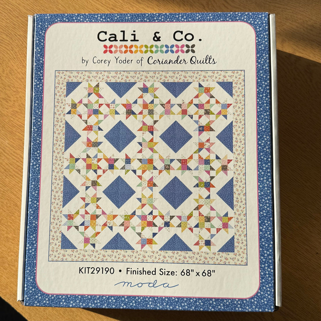 Moda Fabric Pre Cuts Moda Cali and Co All Round Star Quilt Kit  - The Sewing Studio