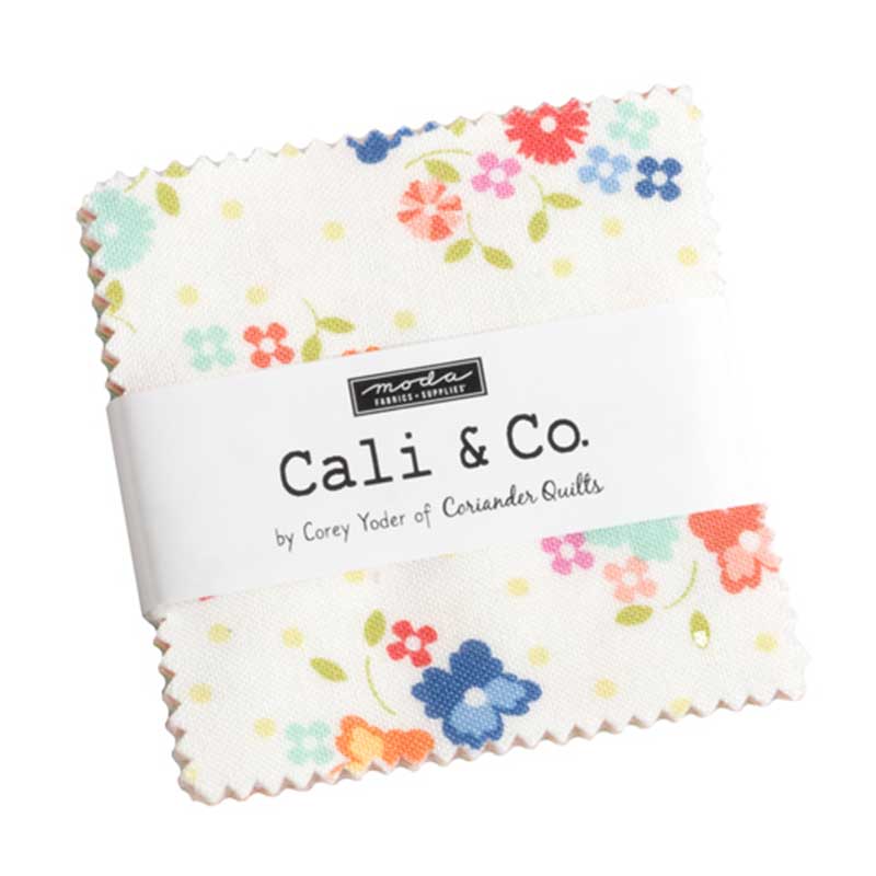 Moda Fabric Pre Cuts Moda Cali And Co Mini Charm 29190MC  - The Sewing Studio