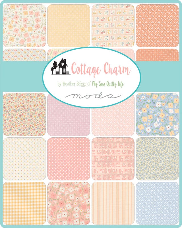 Moda Fabric Pre Cuts Moda Cottage Charm Charm Pack 31750PP  - The Sewing Studio