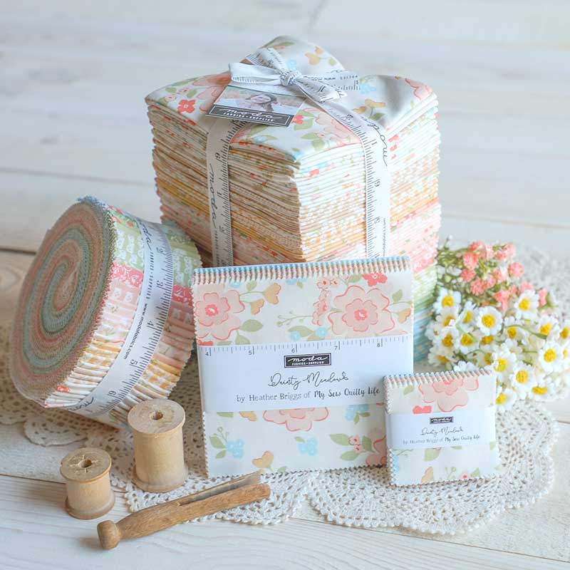 Moda Fabric Pre Cuts Moda Dainty Meadow Charm Pack 31740PP  - The Sewing Studio