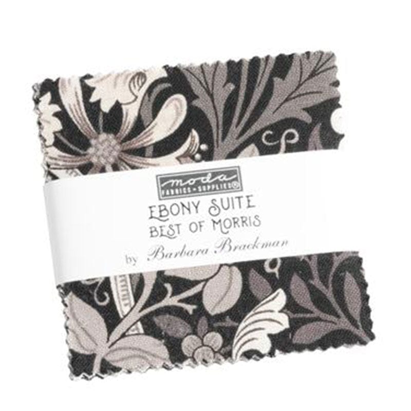 Moda Fabric Pre Cuts Moda Ebony Suite Mini Charm 8380MC  - The Sewing Studio