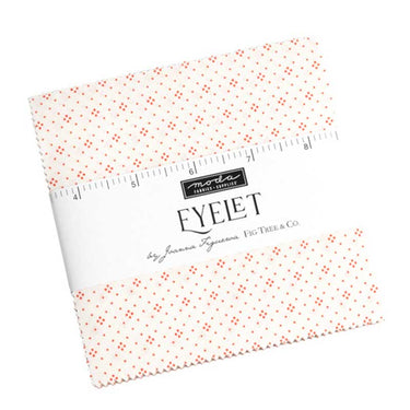 Moda Fabric Pre Cuts Moda Eyelet Charm Pack 20488PP  - The Sewing Studio for sale UK - The Sewing Studio