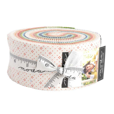 Moda Fabric Pre Cuts Moda Eyelet Jelly Roll 20488JR  - The Sewing Studio for sale UK - The Sewing Studio