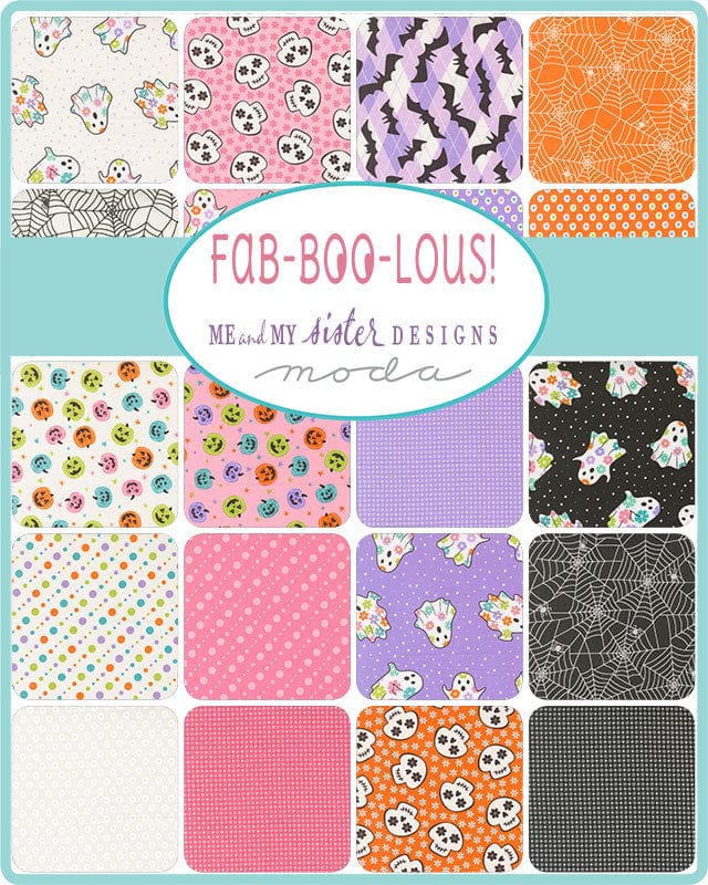 Moda Fabric Pre Cuts Moda Fab-Boo-Lous Layer Cake 22480LC  - The Sewing Studio