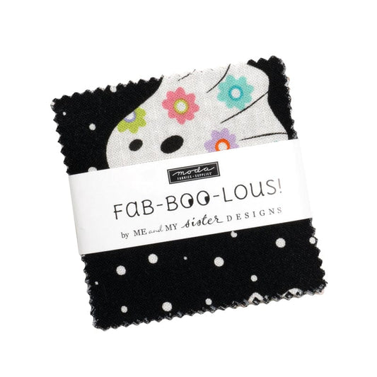 Moda Fabric Pre Cuts Moda Fab-Boo-Lous Mini Charm Pack 22480MC  - The Sewing Studio