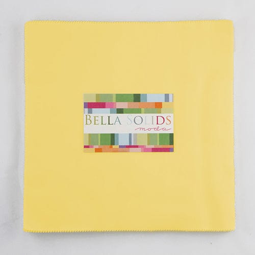 Moda Fabric Pre Cuts Moda Fabric Bella Solids Layer Cake 30s Colour Theme  - The Sewing Studio