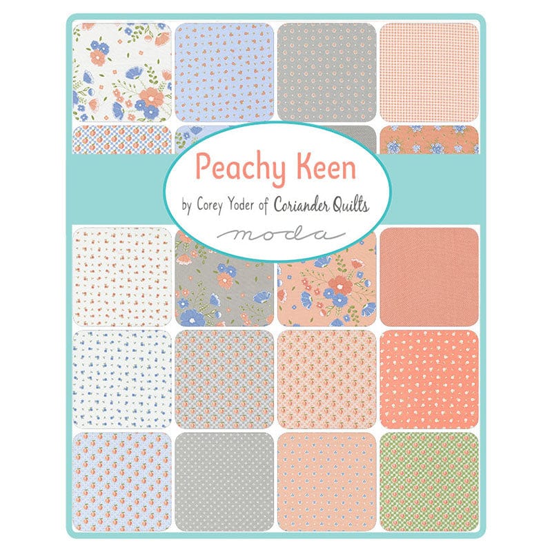 Moda Fabric Pre Cuts Moda Fabric Peachy Keen Jelly Roll 29170JR  - The Sewing Studio