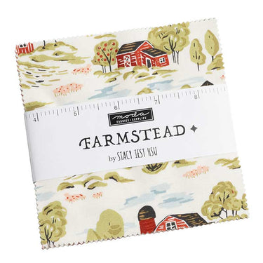 Moda Fabric Pre Cuts Moda Farmstead Charm Pack 20900PP  - The Sewing Studio for sale UK - The Sewing Studio