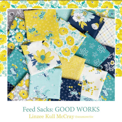 Moda Fabric Pre Cuts Moda Feed Sacks Good Works Layer Cake 23350LC  - The Sewing Studio