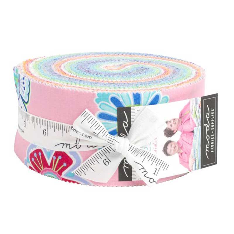 Moda Fabric Pre Cuts Moda Fiesta Jelly Roll 22470JR  - The Sewing Studio