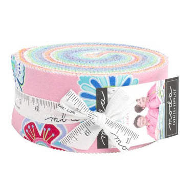 Moda Fabric Pre Cuts Moda Fiesta Jelly Roll 22470JR  - The Sewing Studio for sale UK - The Sewing Studio