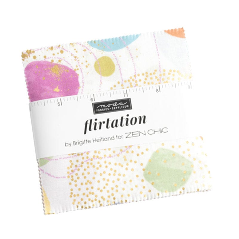 Moda Fabric Pre Cuts Moda Flirtation Charm Pack 1830PP  - The Sewing Studio