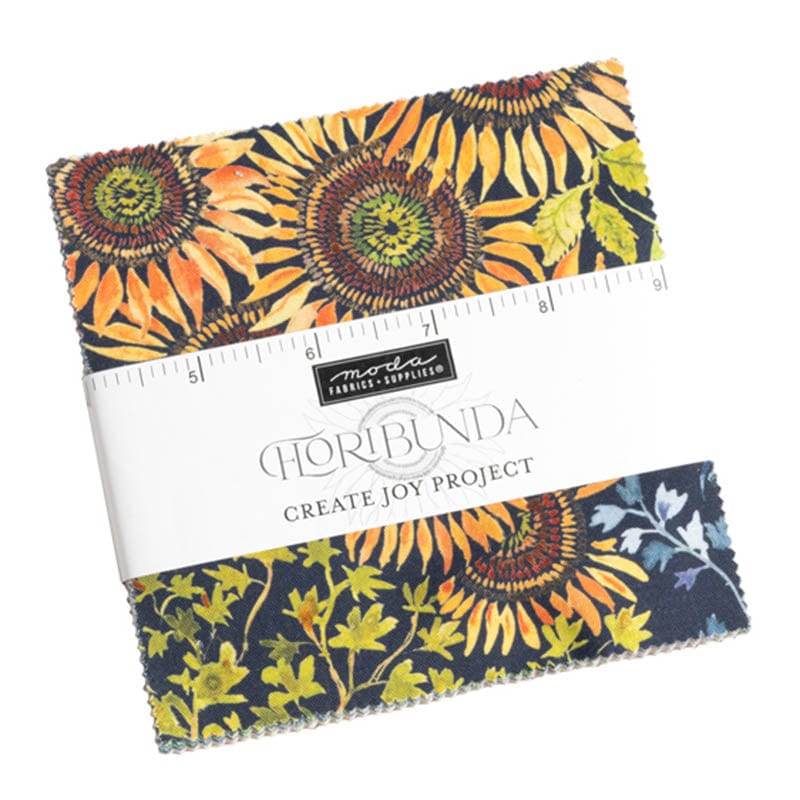 Moda Fabric Pre Cuts Moda Floribunda Charm Pack 39800PP  - The Sewing Studio