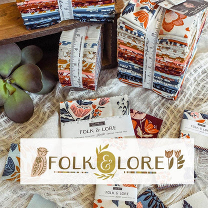 Moda Fabric Pre Cuts Moda Folk & Lore Charm Pack 45600PP  - The Sewing Studio