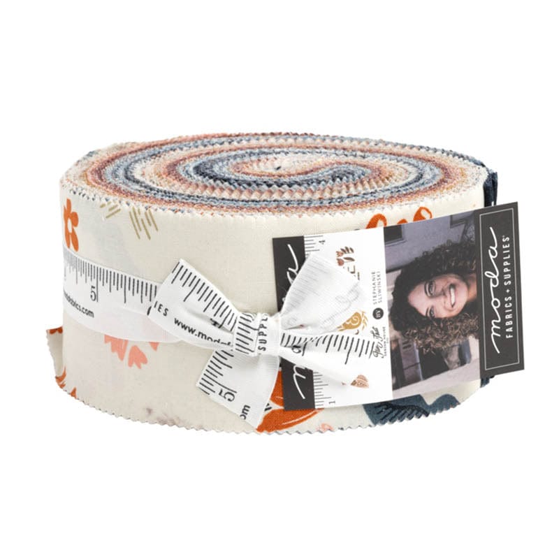 Moda Fabric Pre Cuts Moda Folk & Lore Jelly Roll 45600JR  - The Sewing Studio