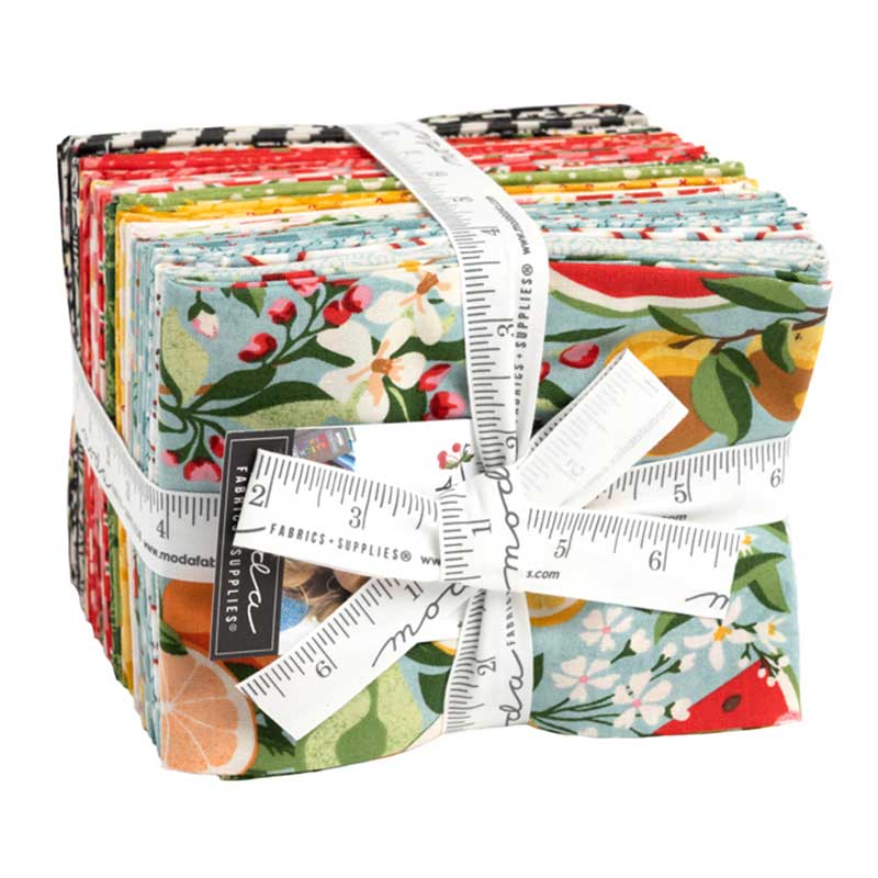 Moda Fabric Pre Cuts Moda Fruit Loop Fat Quarter Pack 30 Piece 30730AB  - The Sewing Studio