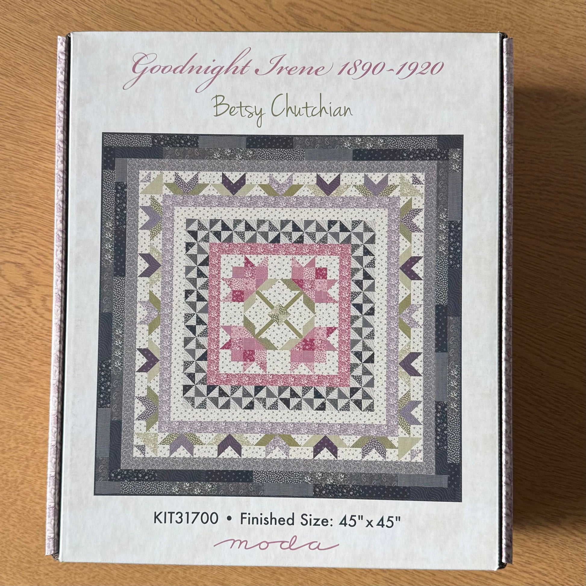 Moda Fabric Pre Cuts Moda Goodnight Irene 1890- 1920 Quilt Kit  - The Sewing Studio