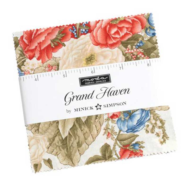 Moda Fabric Pre Cuts Moda Grand Haven Charm Pack 14980PP  - The Sewing Studio