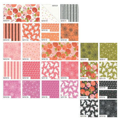 Moda Fabric Pre Cuts Moda Hey Boo Jelly Roll 5210JR  - The Sewing Studio