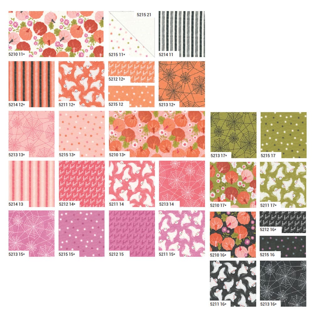 Moda Fabric Pre Cuts Moda Hey Boo Mini Charm 5210MC  - The Sewing Studio