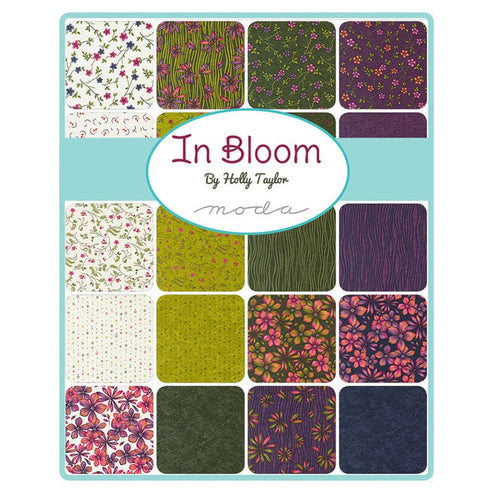 Moda Fabric Pre Cuts Moda In Bloom Charm Pack 6940PP  - The Sewing Studio