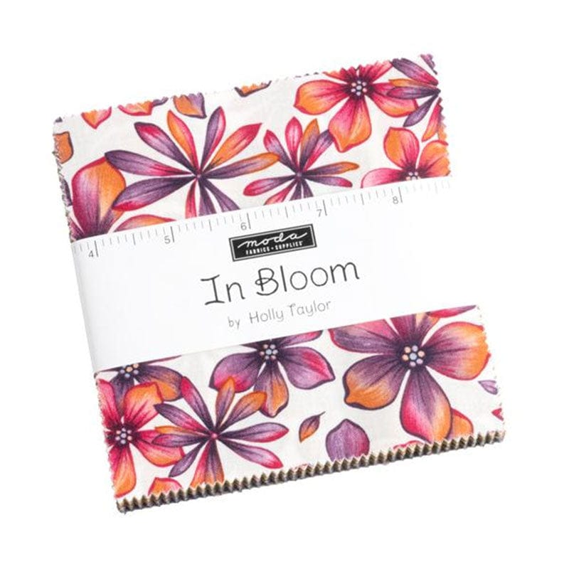 Moda Fabric Pre Cuts Moda In Bloom Charm Pack 6940PP  - The Sewing Studio