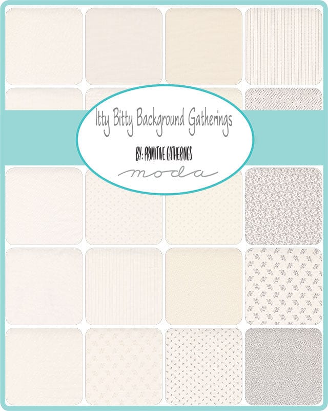 Moda Fabric Pre Cuts Moda Itty Bitty Background Gathering Layer Cake 49280LC  - The Sewing Studio