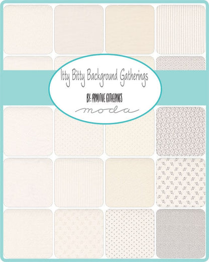 Moda Fabric Pre Cuts Moda Itty Bitty Background Gathering Layer Cake 49280LC  - The Sewing Studio