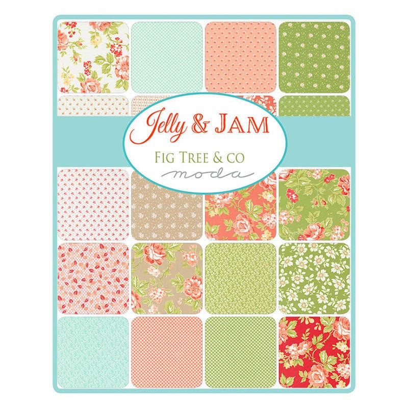 Moda Fabric Pre Cuts Moda Jelly And Jam Charm Pack 20490PP  - The Sewing Studio