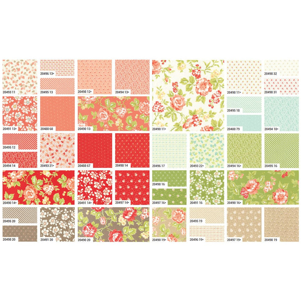 Moda Fabric Pre Cuts Moda Jelly And Jam Charm Pack 20490PP  - The Sewing Studio