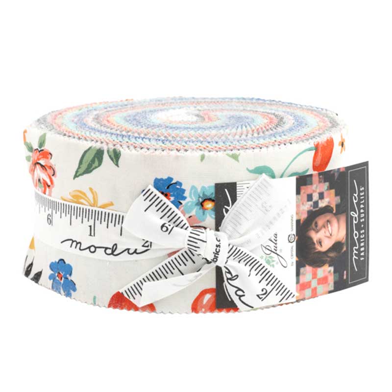 Moda Fabric Pre Cuts Moda Julia Jelly Roll 11920JR  - The Sewing Studio