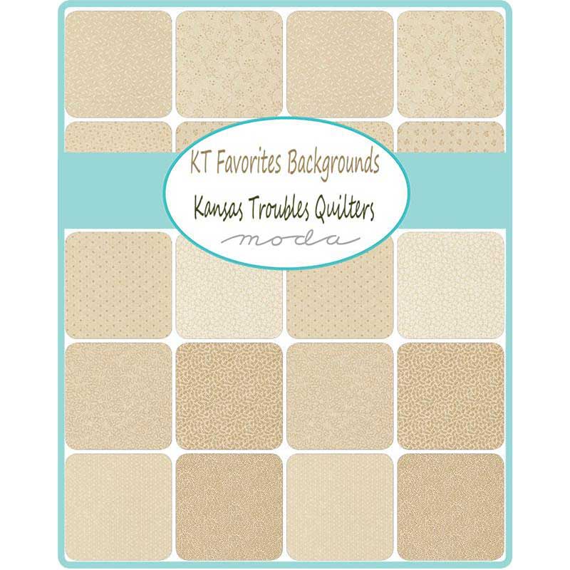 Moda Fabric Pre Cuts Moda Kansas Troubles Favourites Backgrounds Charm Pack 9770PP  - The Sewing Studio