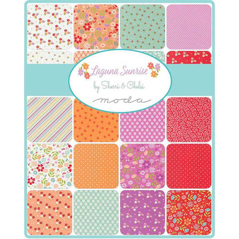 Moda Fabric Pre Cuts Moda Laguna Sunrise Charm Pack 37680PP  - The Sewing Studio