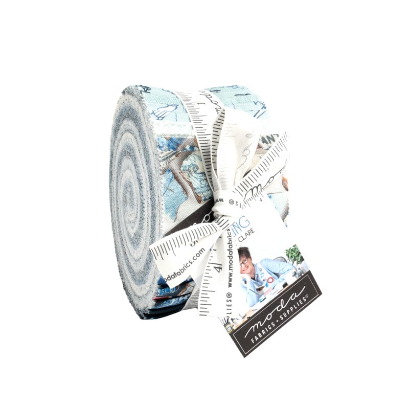 Moda Fabric Pre Cuts Moda Larking Jelly Roll 24630JR  - The Sewing Studio