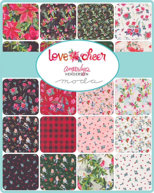 Moda Fabric Pre Cuts Moda Love And Cheer Jelly Roll 21830JR  - The Sewing Studio