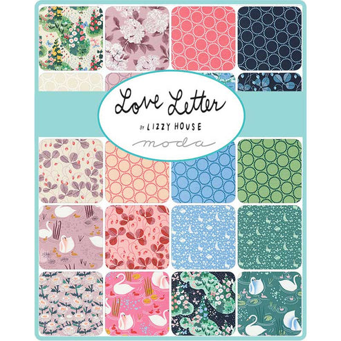 Moda Fabric Pre Cuts Moda Love Letter Charm Pack 37120PP  - The Sewing Studio