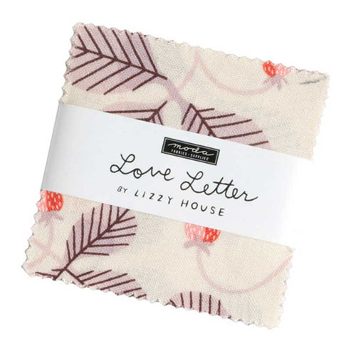 Moda Fabric Pre Cuts Moda Love Letter Mini Charm 37120MC  - The Sewing Studio