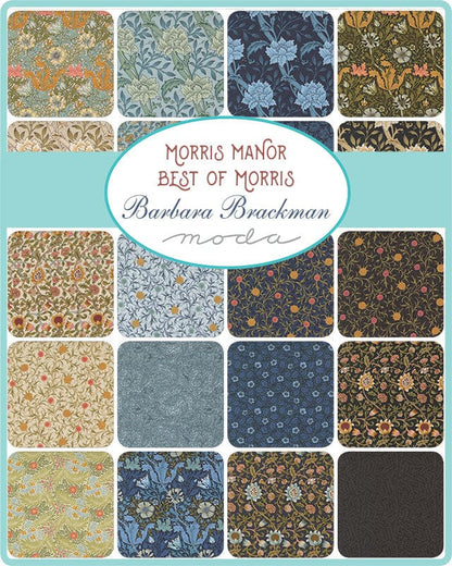 Moda Fabric Pre Cuts Moda Morris Manor Best of Morris Charm Pack 8390PP  - The Sewing Studio