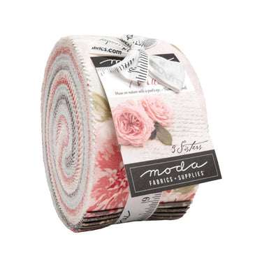 Moda Fabric Pre Cuts Moda Muse Jelly Roll 44390JR  - The Sewing Studio for sale UK - The Sewing Studio