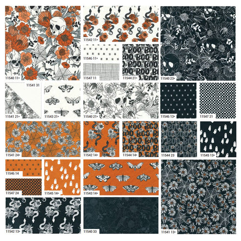 Moda Fabric Pre Cuts Moda Noir Charm Pack 11540PP  - The Sewing Studio