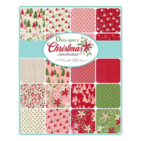 Moda Fabric Pre Cuts Moda Once Upon A Christmas Jelly Roll 43160JR  - The Sewing Studio