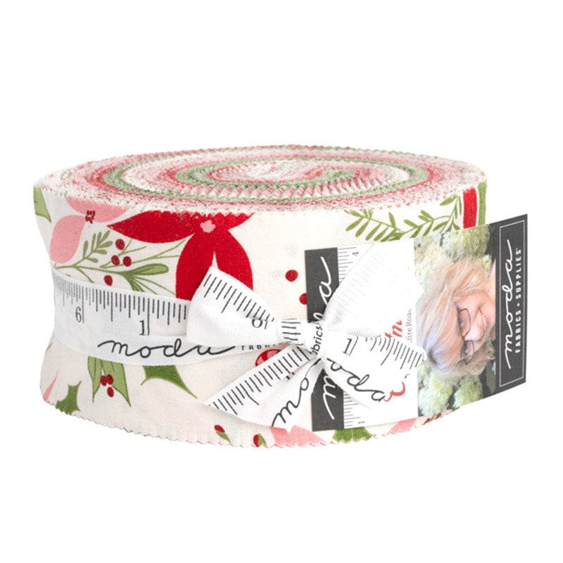 Moda Fabric Pre Cuts Moda Once Upon A Christmas Jelly Roll 43160JR  - The Sewing Studio