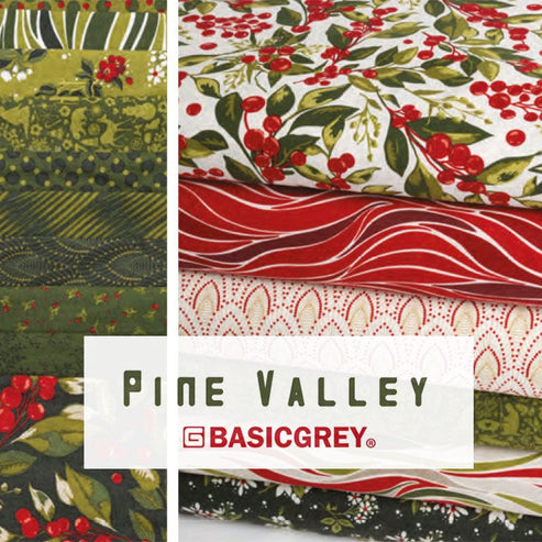 Moda Fabric Pre Cuts Moda Pine Valley Charm Pack 30740PP  - The Sewing Studio